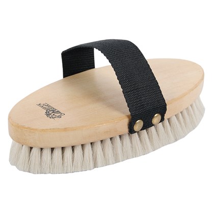 Body brush (soft) goathair (large) - Click Image to Close